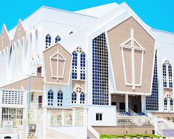God is Love Pentecostal Church church auditorium in Lagos, Nigeria