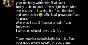 “My 22-year-old baby writes her final papers” – Actress, Mercy Johnson, Rejoices As her First Daughter Finish Her Degree(Photos) 3