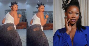 Wetin be this - BBNaija's Tacha flaunts her newly acquired gigantic backside (Video)